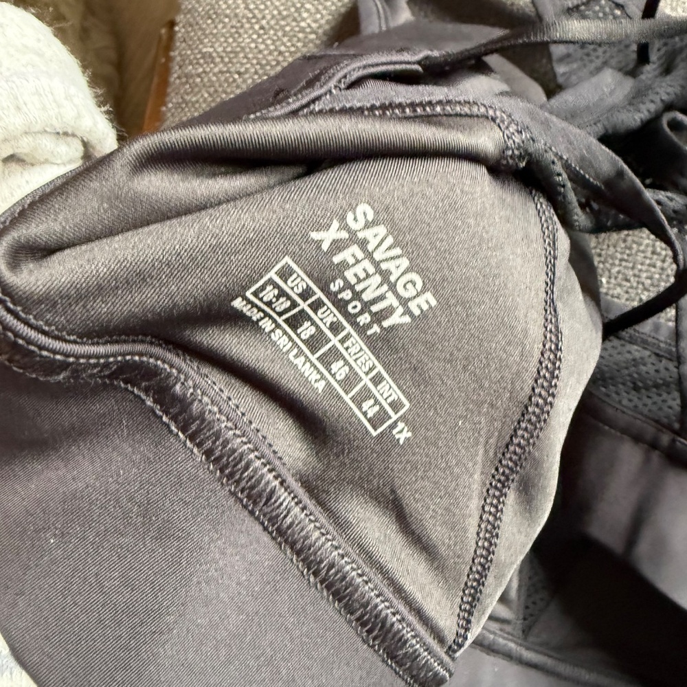 Savage Fenty Black Sports Bra 1x - Picture 5 of 9